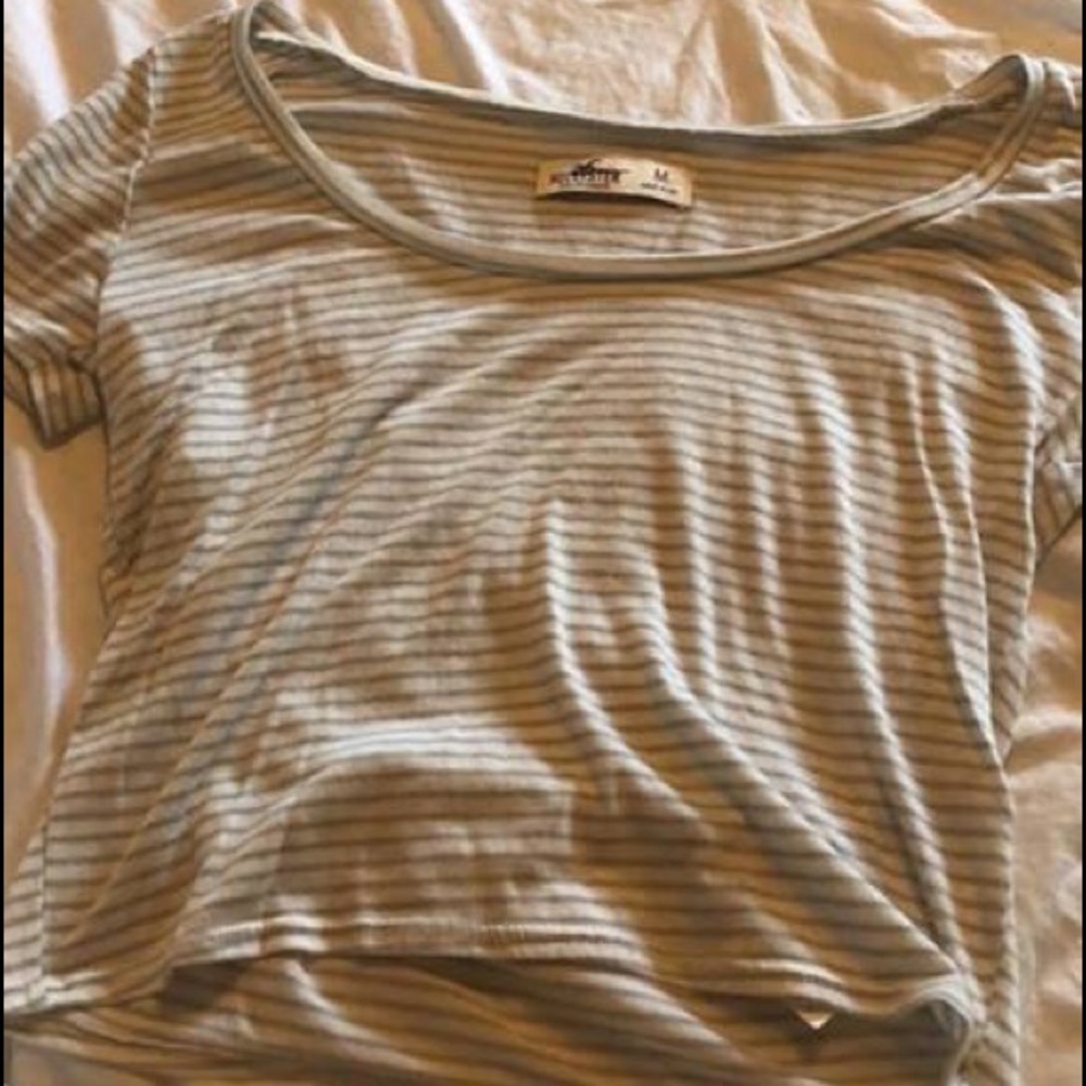 Striped crop top